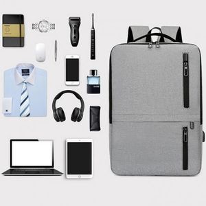 Sac à dos intelligent USB Sac à dos élégant de 15,6 pouces