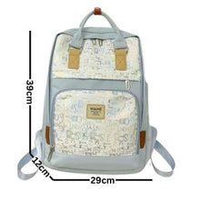 Sac à dos mode, grand compartiment et poche avant, voyages, l'école et pratique.