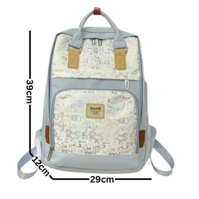 Sac à dos mode, grand compartiment et poche avant, voyages, l'école et pratique.