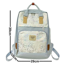 Sac à dos mode, grand compartiment et poche avant, voyages, l'école et pratique.
