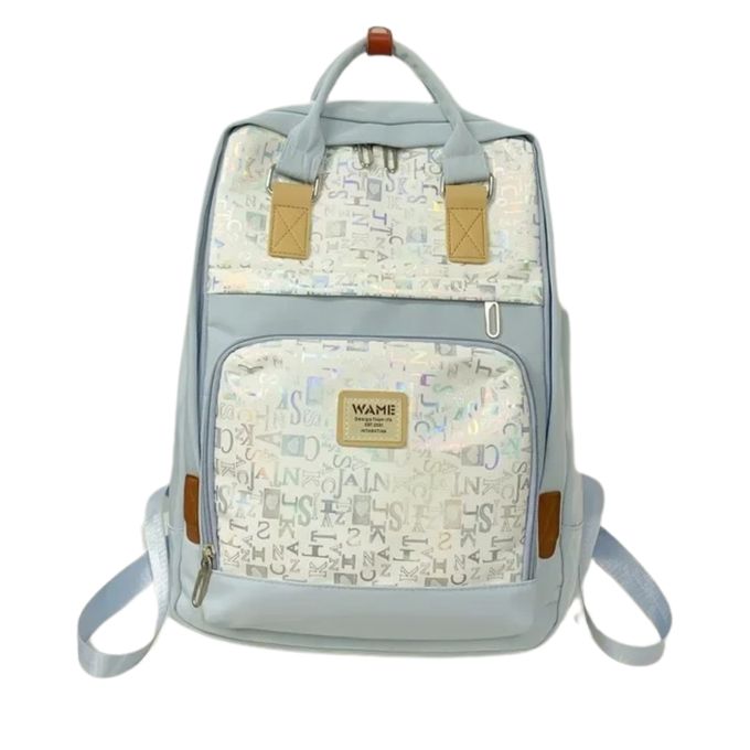 Sac à dos mode, grand compartiment et poche avant, voyages, l'école et pratique.