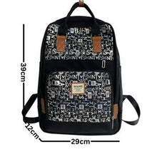 Sac à dos mode, grand compartiment et poche avant, voyages, l'école et pratique.