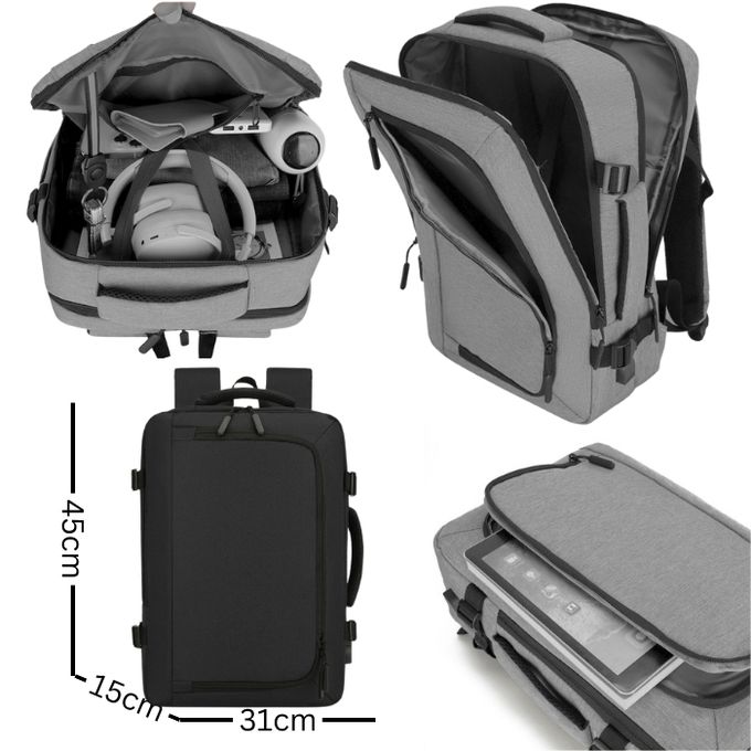 Sac à dos moderne avec poches multiples et confort optimal pour longues journées