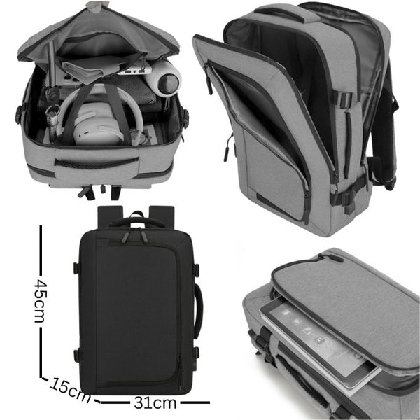 Sac à dos moderne avec poches multiples et confort optimal pour longues journées