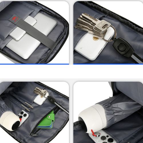 Sac à dos moderne avec poches multiples et confort optimal pour longues journées
