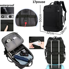 Sac à dos multifonction 17 pouces, idéal pour déplacements quotidiens et voyages
