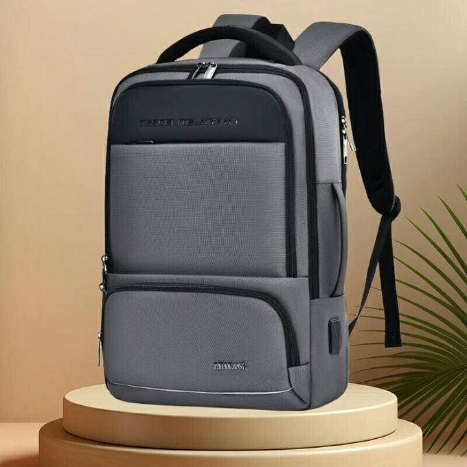 Sac à Dos Multifonctionnel + Compartiments de Rangement et Port de USB, cartable
