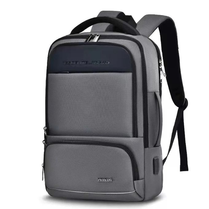 Sac à Dos Multifonctionnel + Compartiments de Rangement et Port de USB, cartable