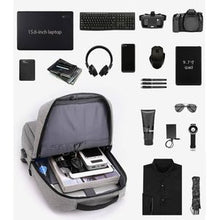 Sac à dos Unisex scolaire pour ordinateur Portable avec chargeur USB