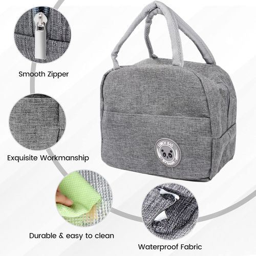 Sac à Lunch Isotherme, Réutilisable, pour Travail et Voyage, Plage, pique-nique