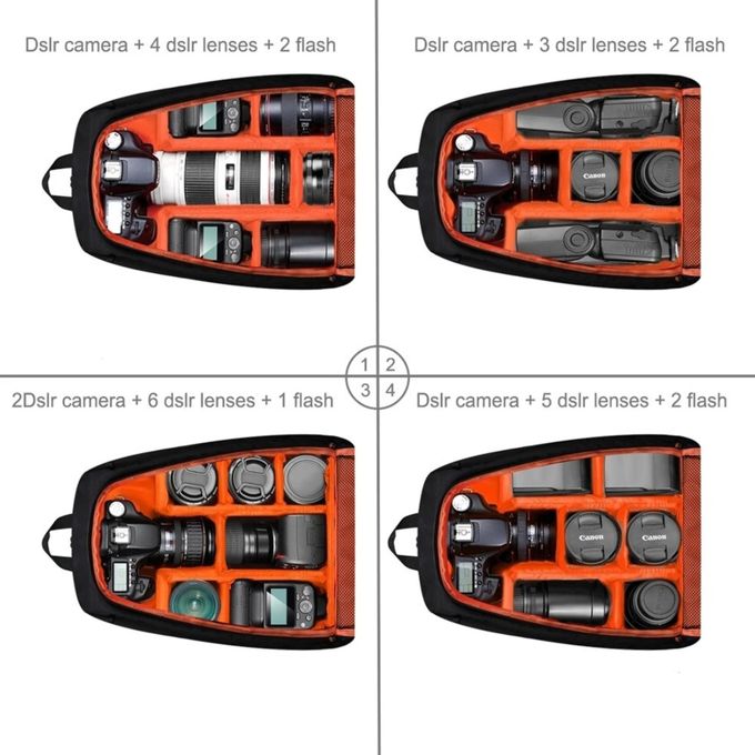 Sac camera compact et léger, protection maximale pour votre équipement appareil.