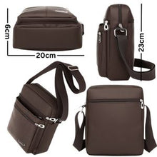 Sac compact et léger pour homme avec rangements sécurisés et design moderne.