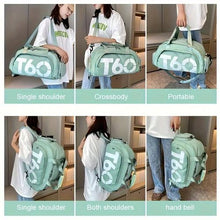 Sac de Sport, Fitness Bag, Sac a Dos Rangement vêtements Voyage Pliable et léger