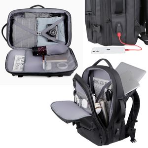 Sac de voyage grand capacite de camping simple pour hommes - noir.