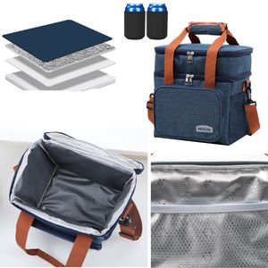 Sac isotherme à double compartiment pour repas, idéal pour les sorties , voyages