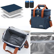 Sac isotherme à double compartiment pour repas, idéal pour les sorties , voyages