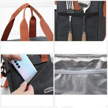 Sac isotherme à double compartiment pour repas, idéal pour les sorties , voyages