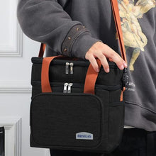 Sac isotherme à double compartiment pour repas, idéal pour les sorties , voyages