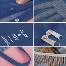 Sac pratique avec espace en filet et compartiment réfrigéré intégré ,voyage .