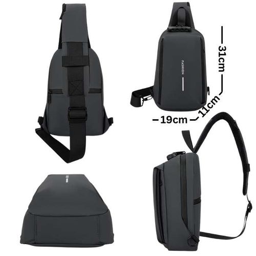 Sac pratique et robuste avec plusieurs compartiments de rangement sécurisés.