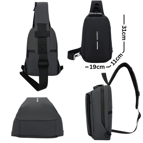 Sac pratique et robuste avec plusieurs compartiments de rangement sécurisés.