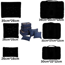 Set de 6 pochettes de rangement voyage pratiques pour organiser vos bagages .