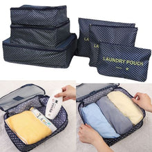 Set de 6 pochettes de rangement voyage pratiques pour organiser vos bagages .