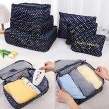 Set de 6 pochettes de rangement voyage pratiques pour organiser vos bagages .
