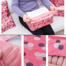 Set de 6 pochettes de rangement voyage pratiques pour organiser vos bagages .