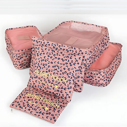 Set de 6 pochettes de rangement voyage pratiques pour organiser vos bagages .