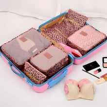 Set de 6 pochettes de rangement voyage pratiques pour organiser vos bagages .