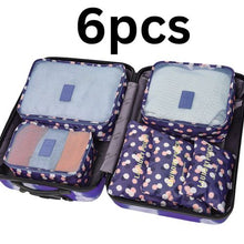 Set de 6 pochettes de rangement voyage pratiques pour organiser vos bagages .