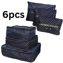Set de 6 pochettes de rangement voyage pratiques pour organiser vos bagages .