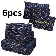 Set de 6 pochettes de rangement voyage pratiques pour organiser vos bagages .