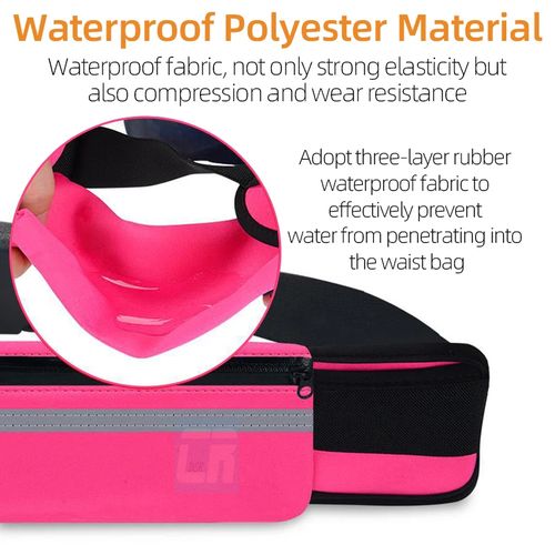 Sport Sac Banane Imperméable, Poitrine Décontracté Ceinture de Téléphone étanche