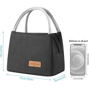 Tasty Food Lunch Sac Isotherme, Bag, Pochette, Conteneur Aliments pour Voyage, Pique-Nique