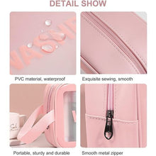 Trousse de Toilette Cosmétiques, Sac de Voyage Transparent Portable de rangement