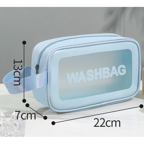 Trousse de Toilette Cosmétiques, Sac de Voyage Transparent Portable de rangement