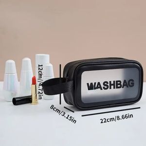 Trousse de Toilette Cosmétiques, Sac de Voyage Transparent Portable de rangement
