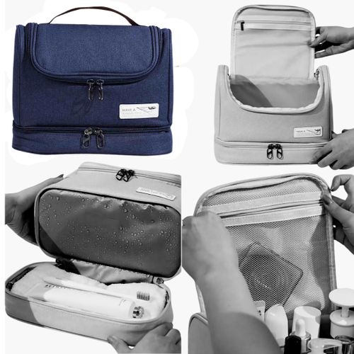 Trousse de toilette pratique et résistante à l'eau pour voyages et déplacements