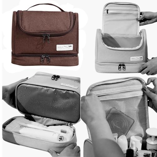 Trousse de toilette pratique et résistante à l'eau pour voyages et déplacements